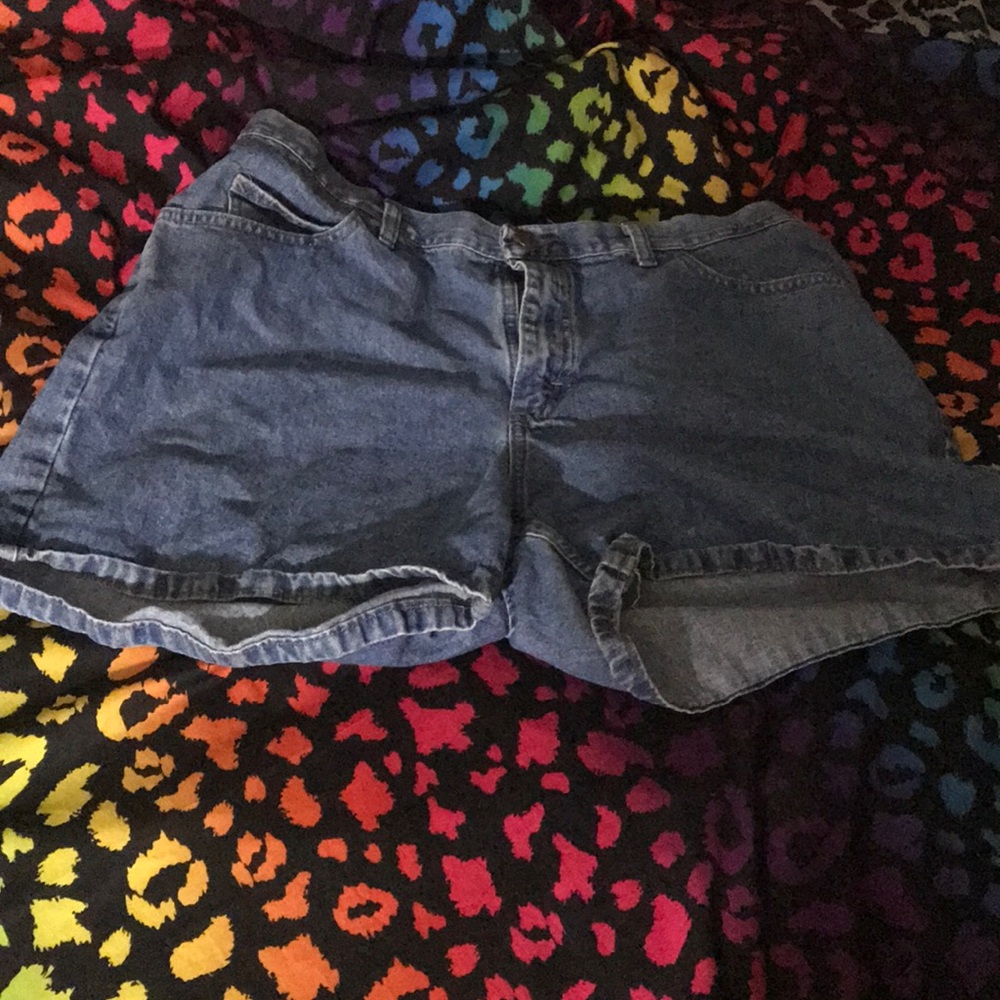 Denim shorts